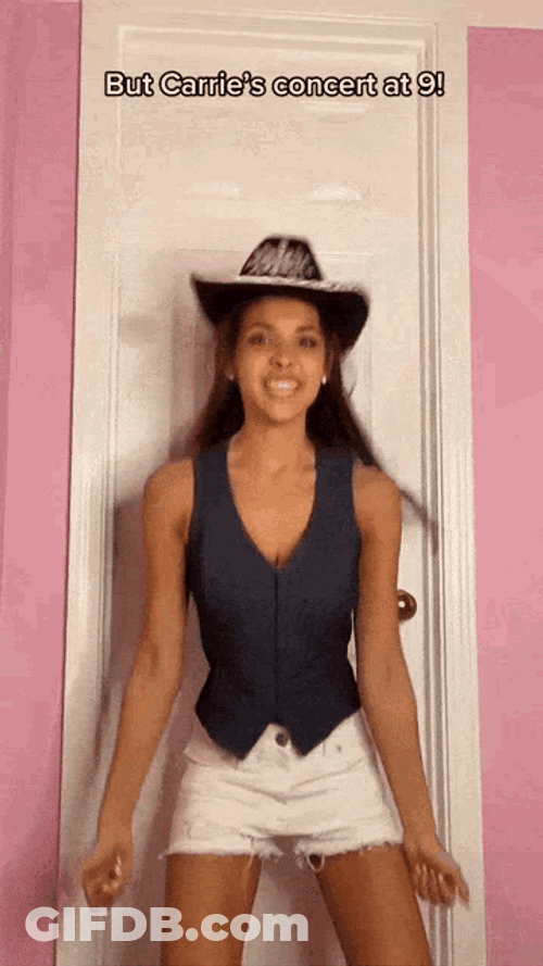 Cowgirl Happy Dancing GIF