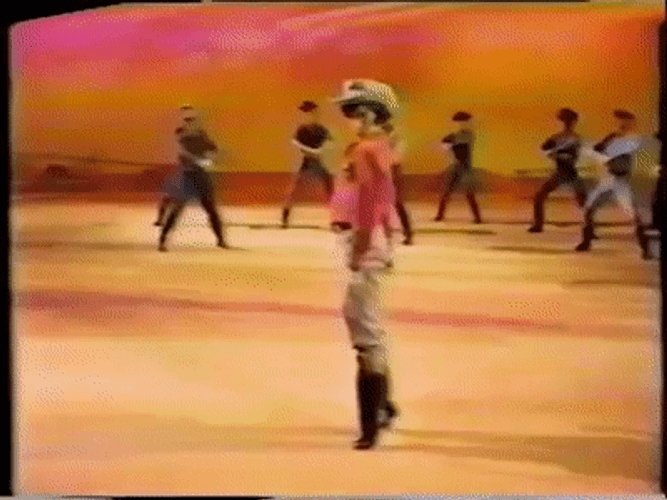 Cowgirl Soul Train Roll GIF