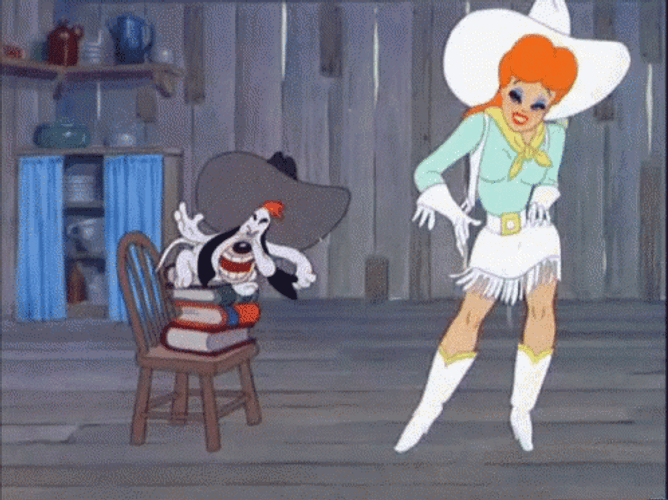 Cowgirl Tex Avery Cartoon GIF