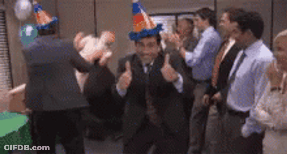 Coworkers Party Celebration Meme GIF