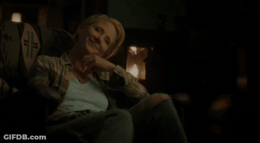 Cozy Anne Heche Chill GIF