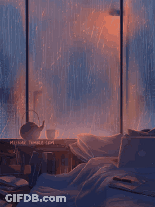 Cozy Rain Wallpaper GIF