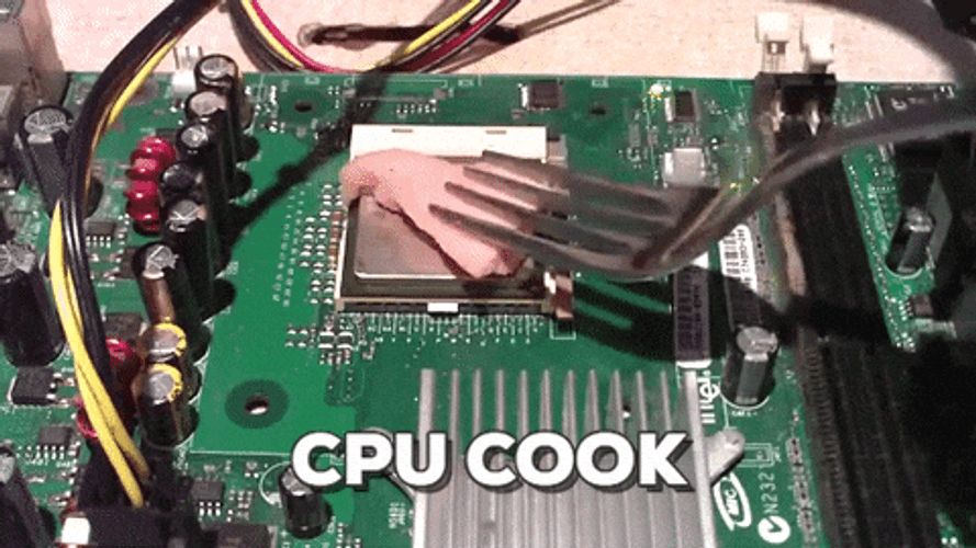 CPU Cook Meat GIF