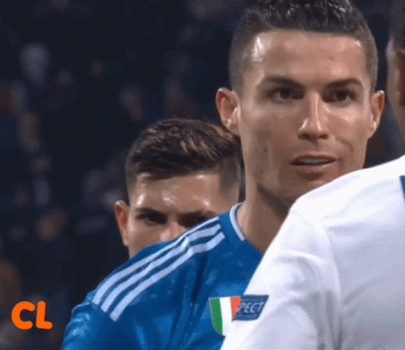 Cr7 Pointing At Teammate GIF