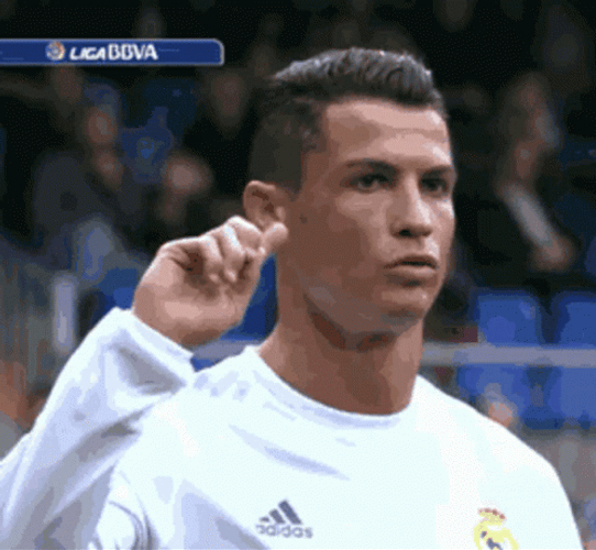 Cr7 Saying No GIF