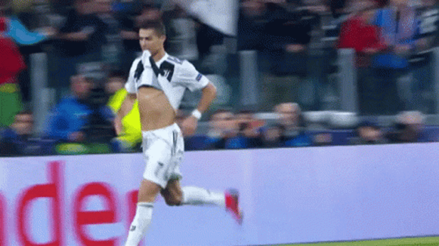 Cr7 Showing Off Abs GIF