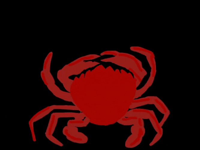Crab Animation Let Go GIF