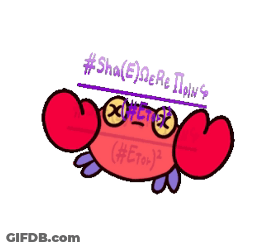 Crab Asks Siri About The Answer To The Given Equation GIF