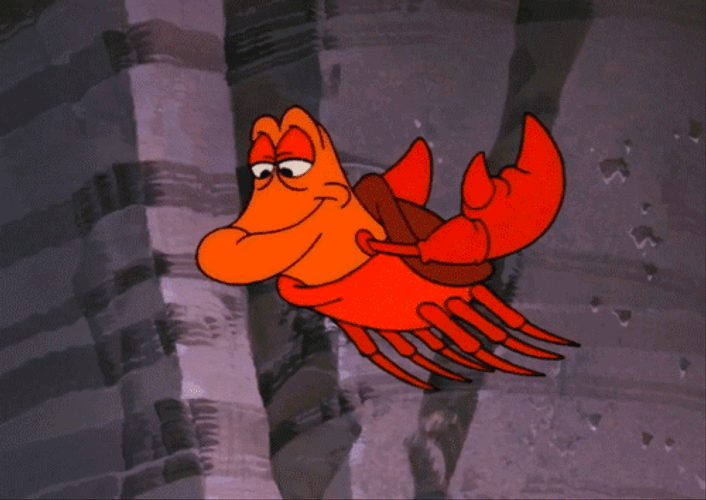 Crab Dive Little Mermaid GIF