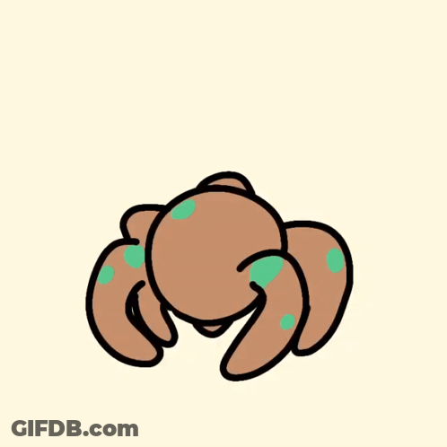Crab Drawing Saying Amaze GIF