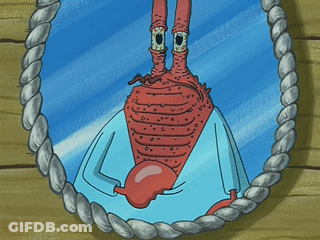 Crab In Blue Shirt GIF