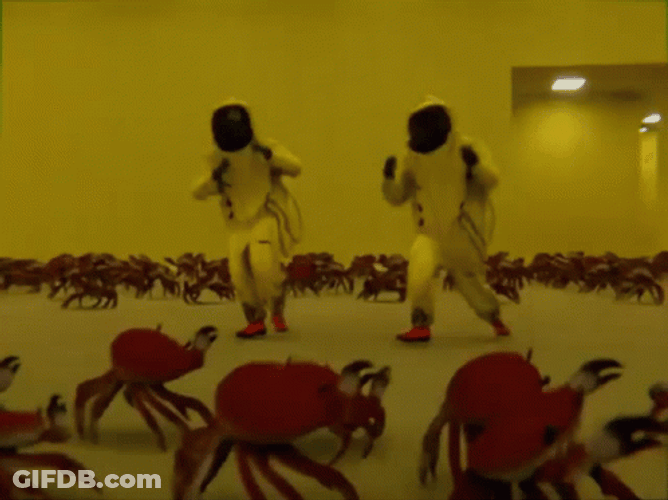 Crab Rave Backrooms GIF