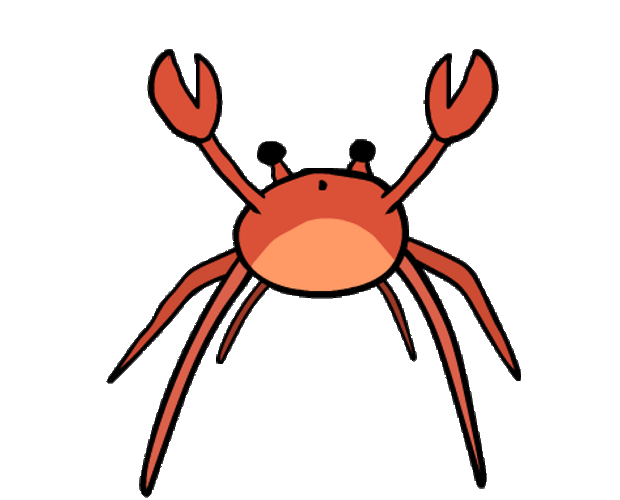 Crab Rave Dance Cartoon GIF