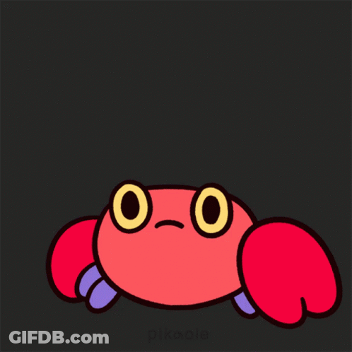 Crab Saying Pikoole GIF