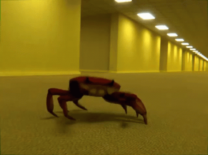Crabs Backrooms Dancing Animation GIF