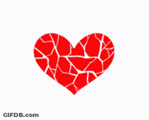 Cracked Red Heart GIF