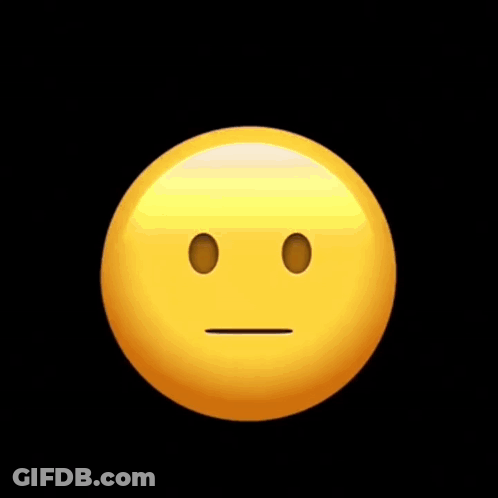 Cracked Yellow Smiley With Cloud GIF