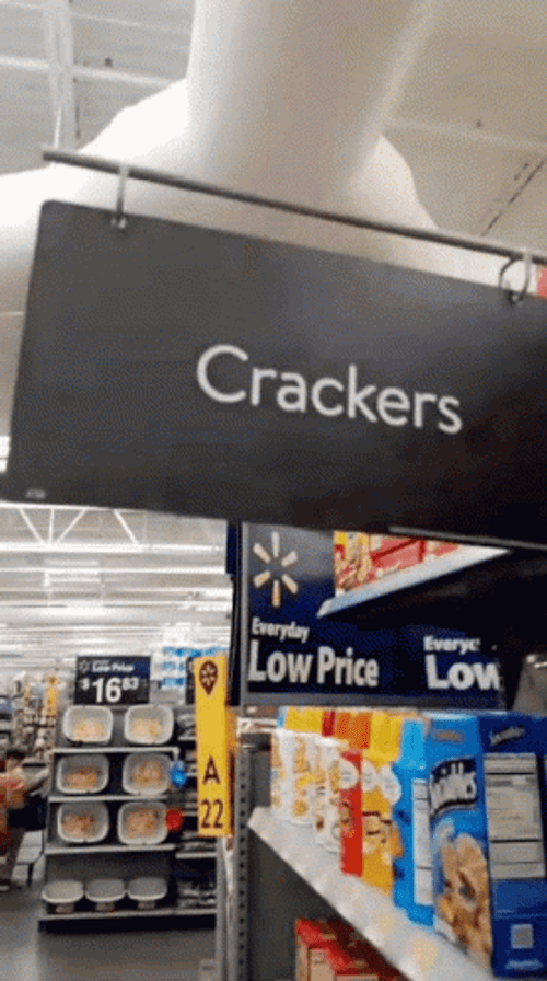 Crackers Aisle Grocery GIF