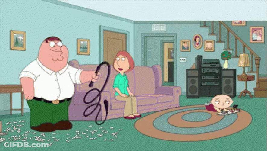 Cracking The Whip Peter Griffin Family Guy GIF