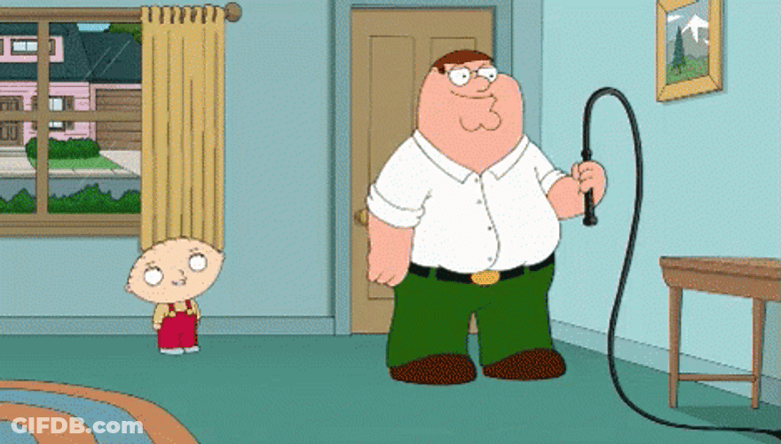 Cracking The Whip Peter Griffin GIF