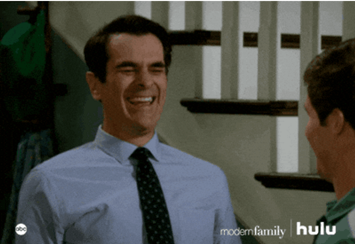 Cracking Up Modern Family Phil Dunphy GIF