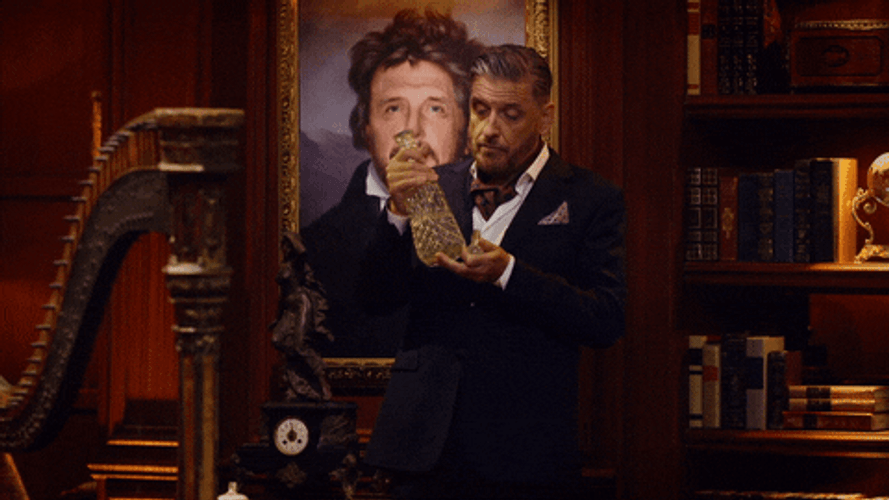 Craig Fergusson Investigates The Hustler GIF