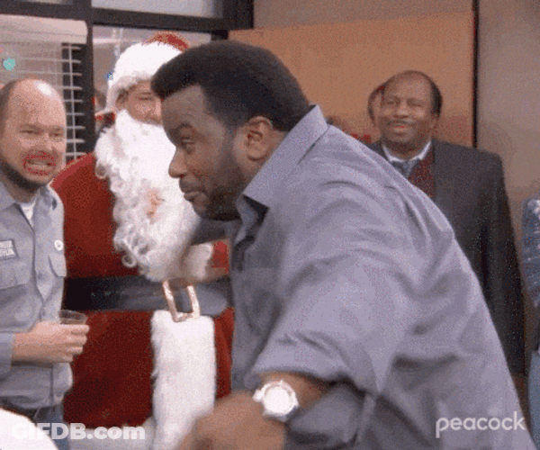 Craig Robinson Destroyed The Table Work Party GIF