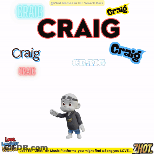 Craig Surrounded By Other Names GIF