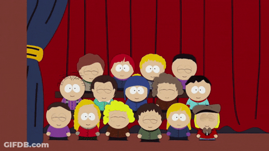 Craig Tucker And Friends Singing On Stage GIF