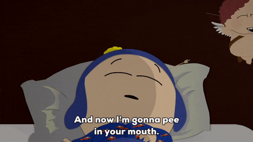 Craig Tucker Angel Pee In Mouth GIF