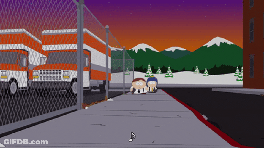 Craig Tucker Clyde Donovan Walking On Street GIF