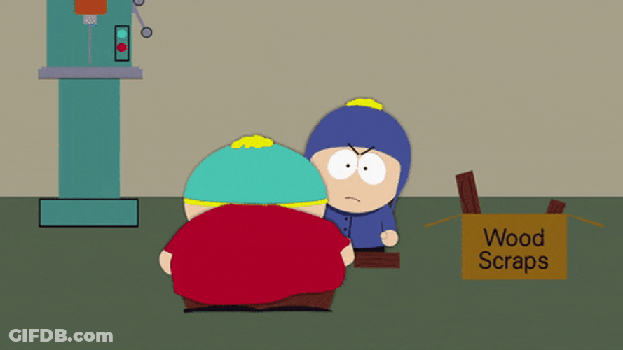Craig Tucker Eric Cartman Wood Scraps GIF