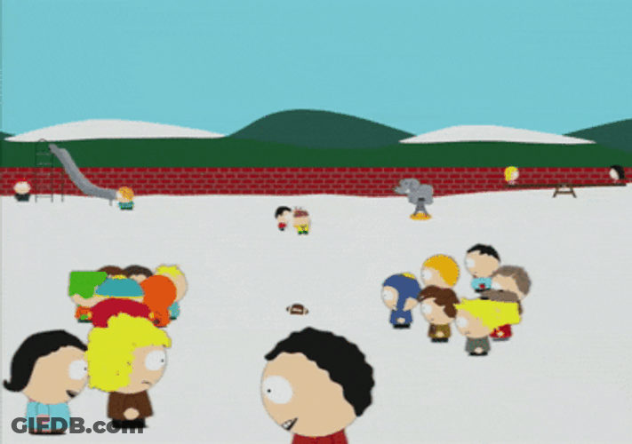 Craig Tucker Friends Playing In Snow GIF