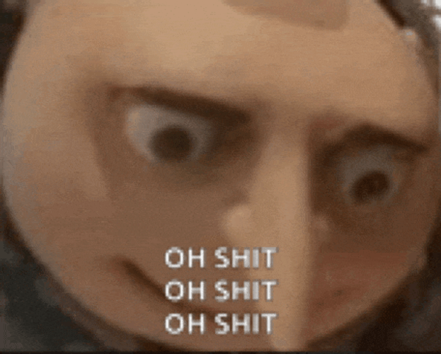 Crap Oh No Meme GIF