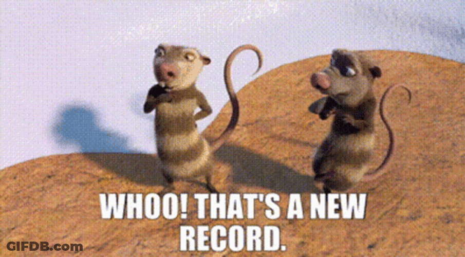 Crash And Eddie Thats A Broken Record GIF