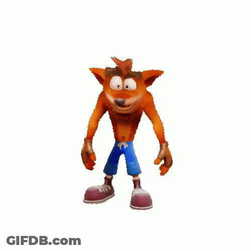 Crash Bandicoot Looking For Something GIF