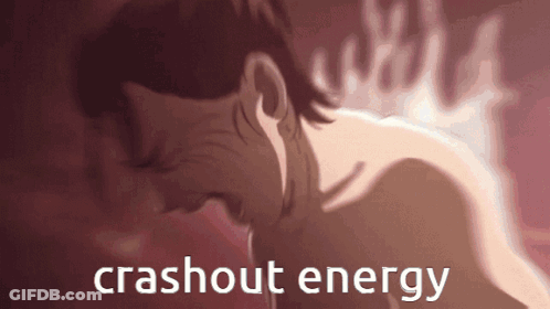 Crashout Energy Cartoon Drawing GIF