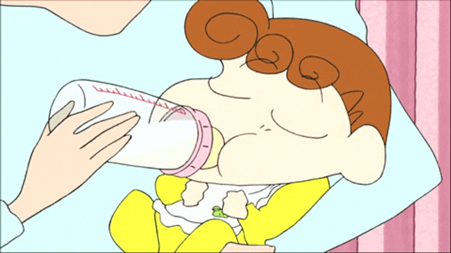 Crayon Shin Chan Baby Himawari Nohara GIF