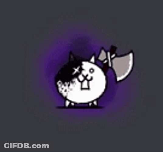 Crazed Axe Battle Cats GIF