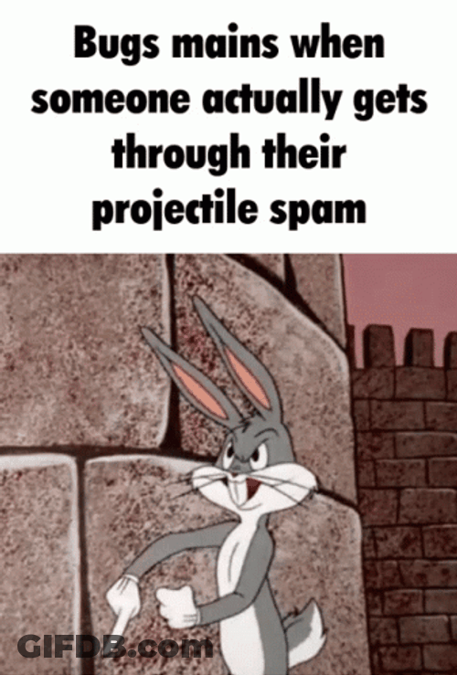 Crazy Action Bugs Bunny No GIF