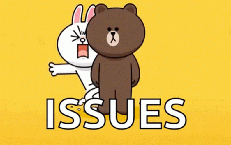 Crazy Animated Bear Running Everywhere GIF
