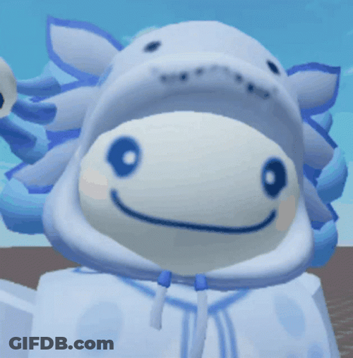 Crazy Axolotl Nodding GIF