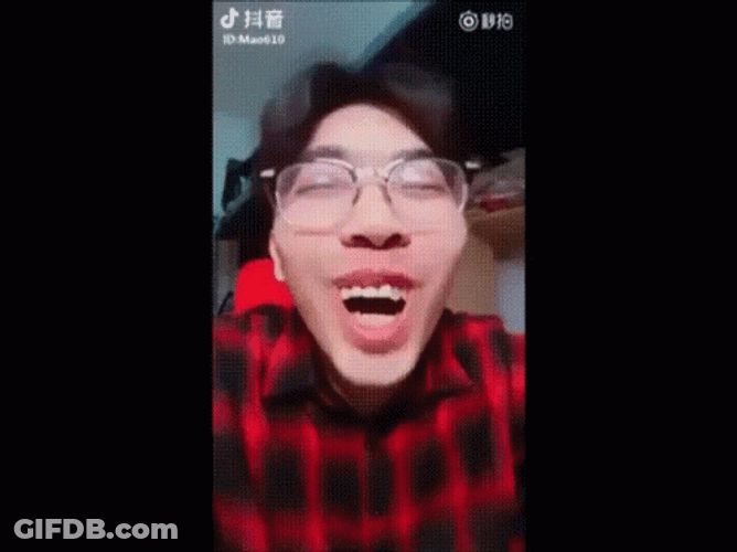 Crazy Chinese Guy Laughing GIF