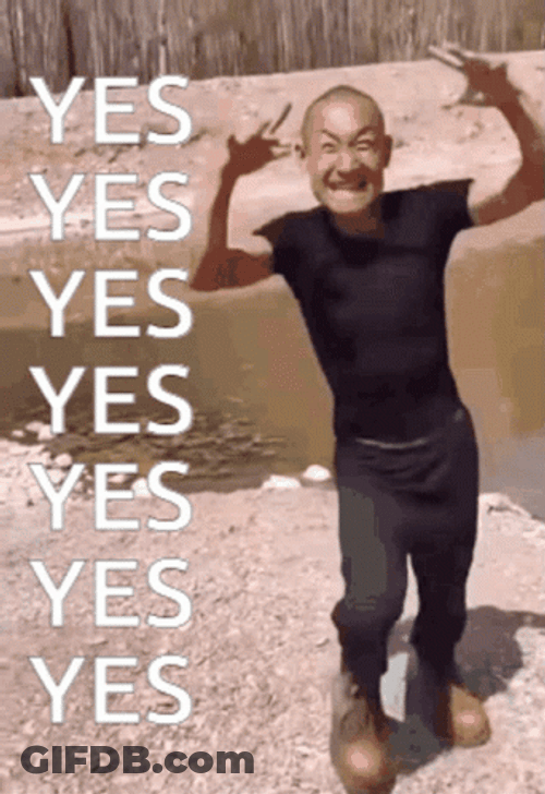 Crazy Dance Yes Meme GIF