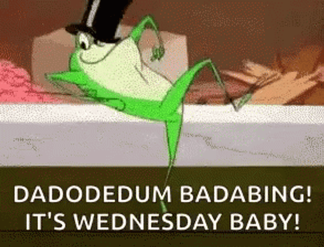 Crazy Dancing Frog Wacky Wednesday GIF