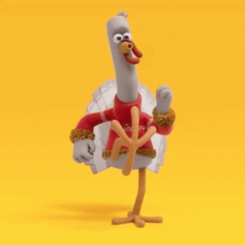 Crazy Dancing Turkey Moves GIF