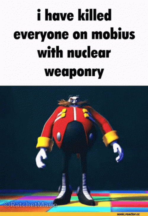 Crazy Doctor Eggman Meme GIF