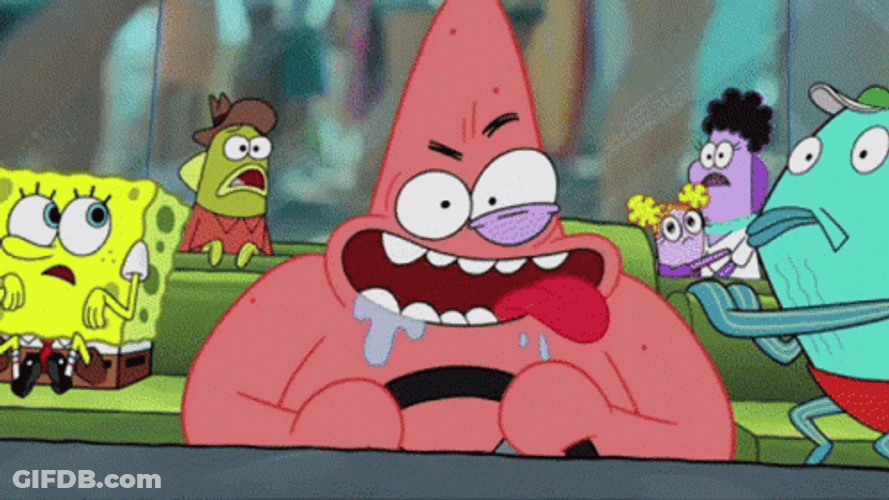 Crazy Driver Patrick Star SpongeBob SquarePants GIF