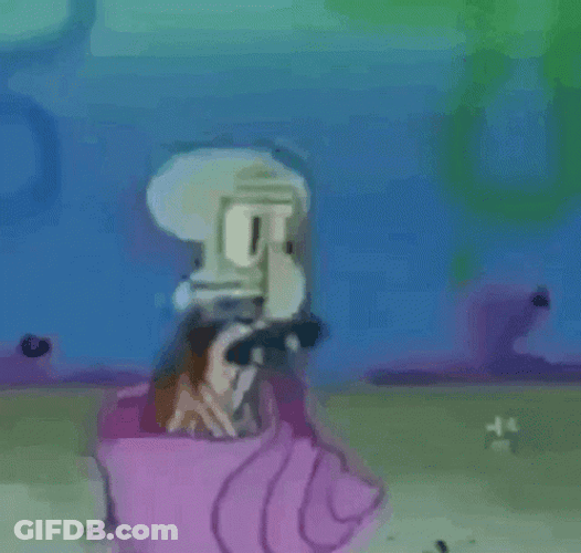 Crazy Driver Squidward Tentacles SpongeBob SquarePants GIF