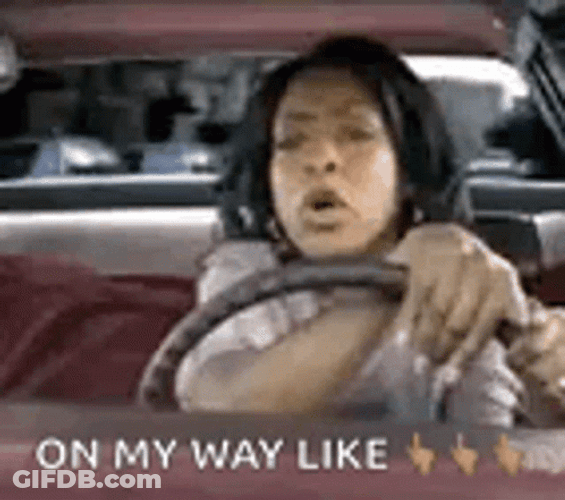 Crazy Driver Tichina Arnold GIF